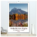 Herbstliches Allgäu (hochwertiger Premium Wandkalender 2024 DIN A2 hoch), Kunstdruck in Hochglanz - Marcus Hennen