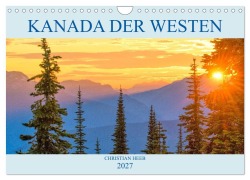 Cover-Bild zum Titel 'Kanada der Westen (Wandkalender 2027 DIN A4 quer), CALVENDO Monatskalender' von 'Christian Heeb'