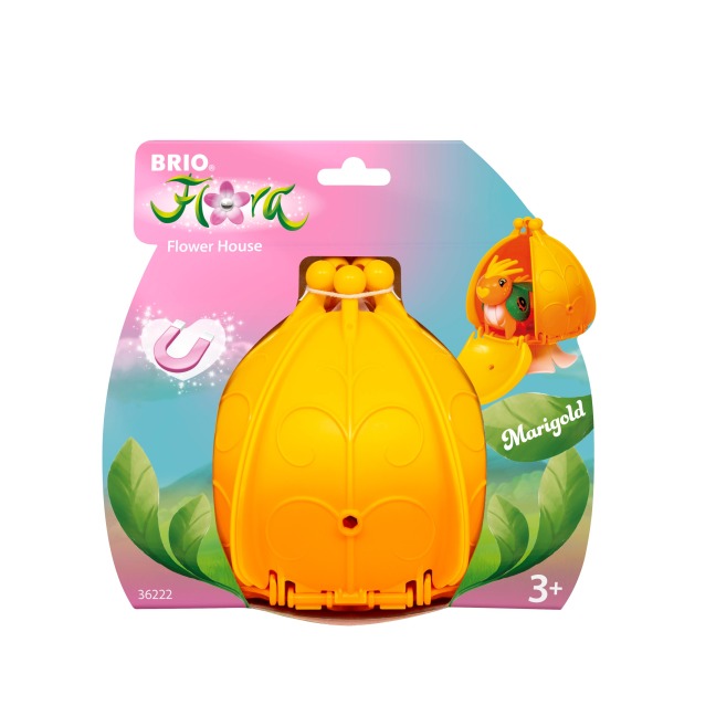 BRIO Flora - 36222 Marigolds Blumenhaus | Spielset für endlosen fantasievollen Spielspaß für Mädchen und Jungen ab 3 Jahren - wunderschönes Geschenk - 