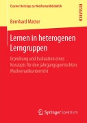Cover-Bild zum Titel 'Lernen in heterogenen Lerngruppen' von 'Bernhard Matter'
