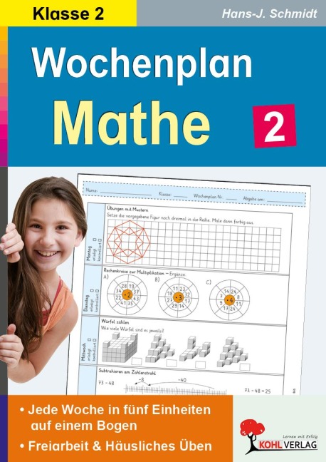 Wochenplan Mathe / Klasse 2 - Hans-J. Schmidt
