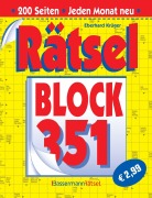 Cover-Bild zum Titel 'Rätselblock 351 (5 Exemplare à 2,99 EUR)' von 'Eberhard Krüger'