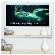 Cover-Bild zum Titel 'Meeresschildkröten. Nomaden der Ozeane (hochwertiger Premium Wandkalender 2026 DIN A2 quer), Kunstdruck in Hochglanz' von 'Elisabeth Stanzer'