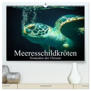 Cover-Bild zum Titel 'Meeresschildkröten. Nomaden der Ozeane (hochwertiger Premium Wandkalender 2026 DIN A2 quer), Kunstdruck in Hochglanz' von 'Elisabeth Stanzer'