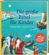 Cover-Bild zum Titel 'Die große Bibel für Kinder. Von der Schöpfungsgeschichte bis zum Pfingstwunder: 36 Bibelgeschichten mit doppelseitigen Bildern & leicht verständlichen Texten zum Vorlesen für Kinder ab 4 Jahren' von 'Tanja Jeschke'