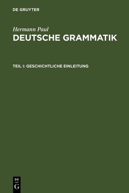 Deutsche Grammatik - Hermann Paul