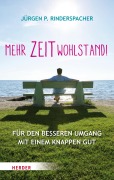 Cover-Bild zum Titel 'Mehr Zeitwohlstand!' von 'Jürgen P. Rinderspacher'