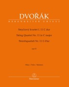 Cover-Bild zum Titel 'Streichquartett Nr. 11 C-Dur op. 61' von 'Antonín Dvorák'