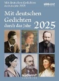 Mit deutschen Gedichten durch das Jahr 2025 - Tagesabreißkalender zum Aufstellen oder Aufhängen - 