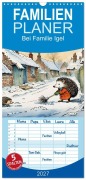 Cover-Bild zum Titel 'Familienplaner 2027 - Bei Familie Igel mit 5 Spalten (Wandkalender, 21 x 45 cm) CALVENDO' von 'Steffani Lehmann'