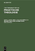 Cover-Bild zum Titel 'Abteilung 1: Die eigenthümliche Seelenpflege des evangelischen Hirtenamtes' von 'Carl Immanuel Nitzsch'