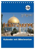 Jerusalem Kalender mit Bibelworten und Planer! (Tischkalender 2025 DIN A5 hoch), CALVENDO Monatskalender - Switzerland M. Camadini