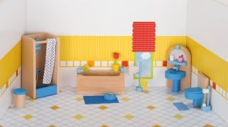 Cover-Bild zum Titel 'Puppenmöbel Badezimmer' von ''