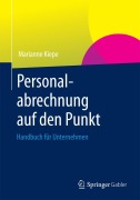 Cover-Bild zum Titel 'Personalabrechnung auf den Punkt' von 'Marianne Kiepe'