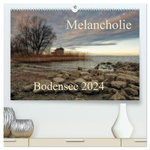 Melancholie-Bodensee 2024 (hochwertiger Premium Wandkalender 2024 DIN A2 quer), Kunstdruck in Hochglanz - Hernegger Arnold Joseph