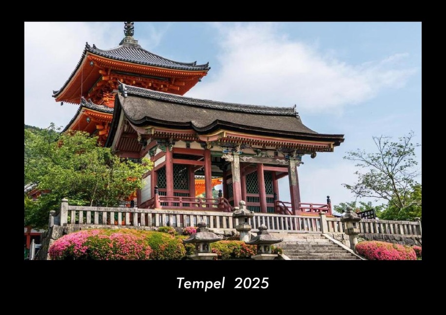 Tempel 2025 Fotokalender DIN A3 - Tobias Becker