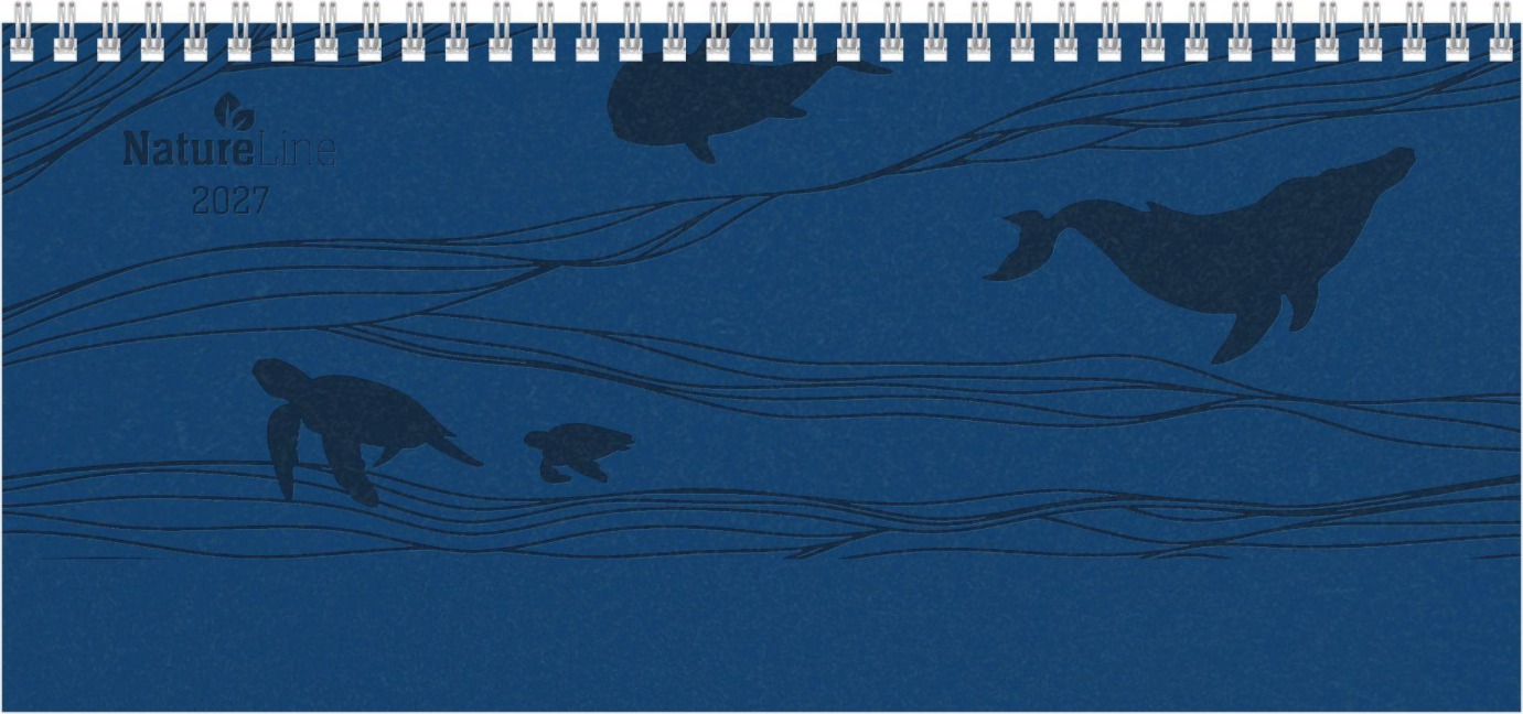 Tisch-Querkalender Nature Line Ocean 2027 - 