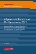 Cover-Bild zum Titel 'Praktiker-Handbuch Allgemeines Steuer-/Verfahrensrecht 2026, 38.Auflage' von 'Gregor Kirch, Christine Witt'