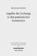 Cover-Bild zum Titel 'Aspekte der Seelsorge in den paulinischen Gemeinden' von 'Hajnalka Ravasz'