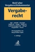 Cover-Bild zum Titel 'Beck'scher Vergaberechtskommentar Band 2: VgV, SektVO, KonzVgV, VOB/A-EU, VSVgV, VOB/A-VS, SaubFahrzeugBeschG, WRegV, VergStatVO, PreisV' von ''