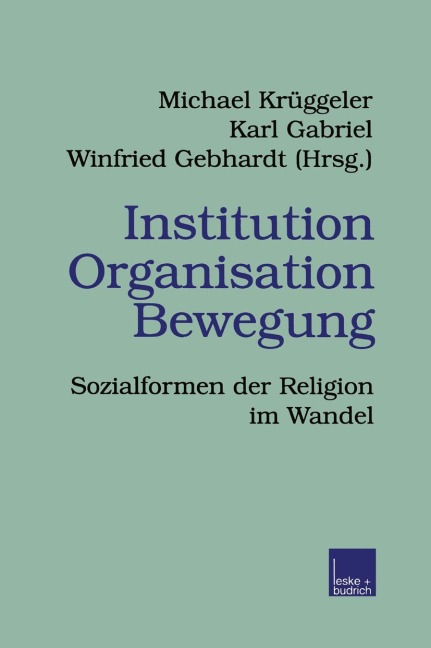 Institution Organisation Bewegung - 