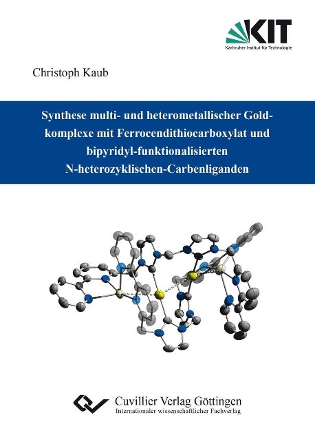 Synthese multi- und heterometallischer Goldkomplexe mit Ferrocendithiocarboxylat und bipyridyl-funktionalisierten N-heterozyklischen-Carbenliganden - 