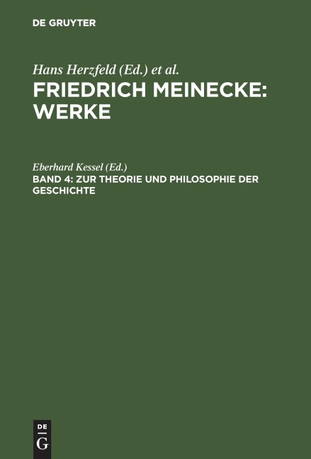 Zur Theorie und Philosophie der Geschichte - 