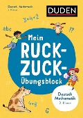 Cover-Bild zum Titel 'Mein Ruckzuck-Übungsblock Deutsch/Mathe 2. Klasse' von 'Claudia Fahlbusch'