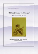 Cover-Bild zum Titel '20 Traditional Folk-Songs für Ukulele (Bariton)' von 'Jeoma Flores Hofrichter'