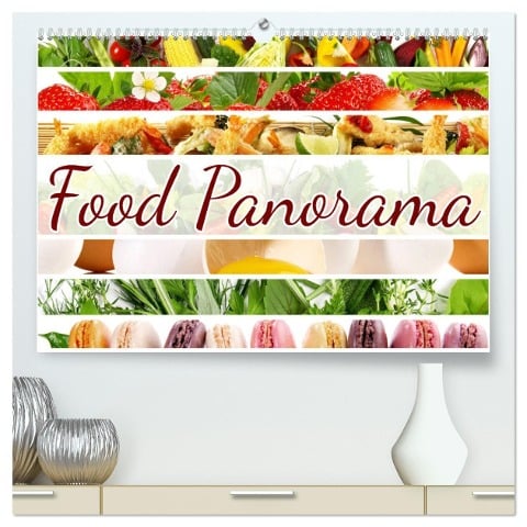 Food Panorama - Küchenkalender 2025 (hochwertiger Premium Wandkalender 2025 DIN A2 quer), Kunstdruck in Hochglanz - Georg Hergenhan