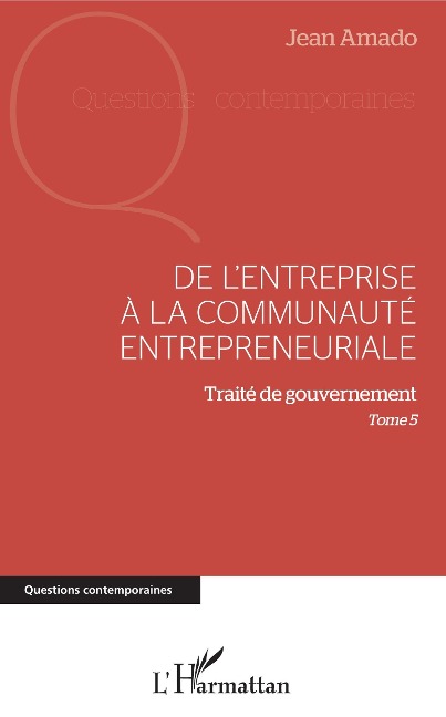 De l'entreprise à la communauté entrepreneuriale - Amado