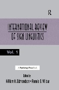 International Review of Sign Linguistics - 