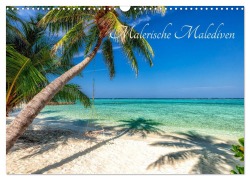 Cover-Bild zum Titel 'Malerische Malediven (Wandkalender 2026 DIN A3 quer), CALVENDO Monatskalender' von 'Tom-Pic-Art Tom-Pic-Art'