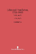 Cover-Bild zum Titel 'Edmund Pendleton, 1721-1803, Volume II' von 'David John Mays'