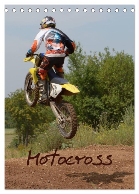 Motocross Terminplaner (Tischkalender 2026 DIN A5 hoch), CALVENDO Monatskalender - Jochen Dietrich