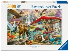 Cover-Bild zum Titel 'Erwachsenenpuzzle 5000 Teile - Pilze & Mythen' von ''