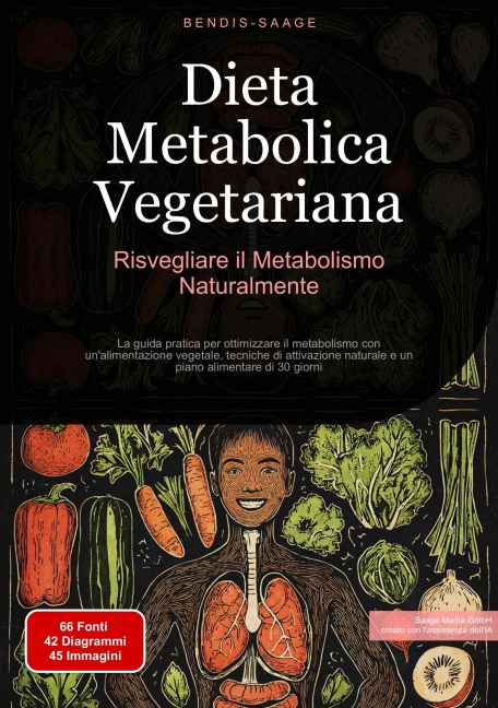 Dieta Metabolica Vegetariana: Risvegliare il Metabolismo Naturalmente - Bendis A. I. Saage - Italiano