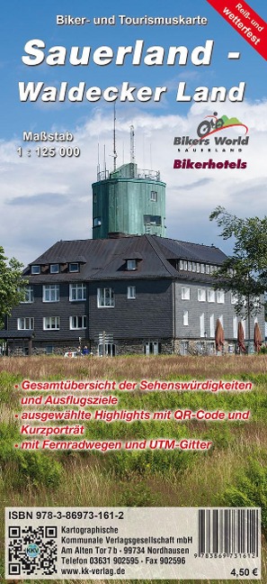 Sauerland - Waldecker Land 1:125 000 - 