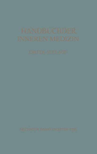 Konstitution · Idiosynkrasien Stoffwechsel und Ernährung - M. Bürger, F. Curtius, R. Doerr, E. Grafe, Fr. Koller