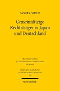 Cover-Bild zum Titel 'Gemeinnützige Rechtsträger in Japan und Deutschland' von 'Sandra Schuh'