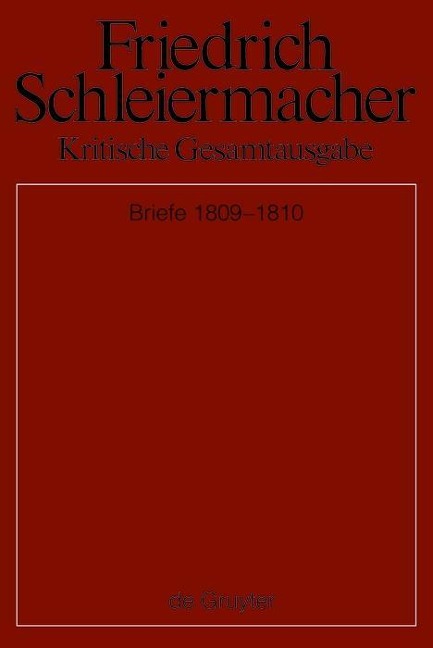 Briefwechsel 1809-1810 - 