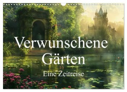 Cover-Bild zum Titel 'Verwunschene Gärten - Eine Zeitreise (Wandkalender 2026 DIN A3 quer), CALVENDO Monatskalender' von 'Simone Wunderlich'