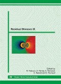 Cover-Bild zum Titel 'Residual Stresses IX' von ''