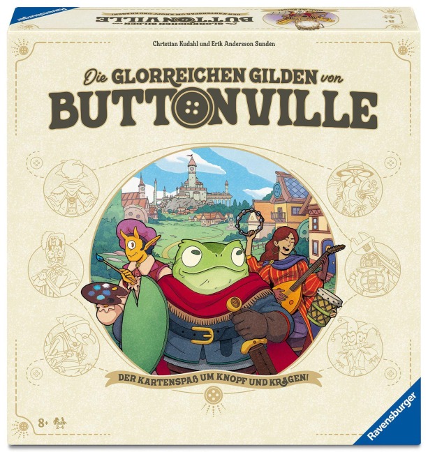 Die glorreichen Gilden von BUTTONVILLE - Kartenspiel ab 8 Jahre - Christian Kudahl, Erik Andersson Sundén