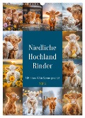 Niedliche Hochland Rinder (Wandkalender 2025 DIN A3 hoch), CALVENDO Monatskalender - Steffen Gierok-Latniak
