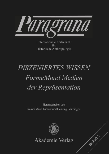 Inszeniertes Wissen - 