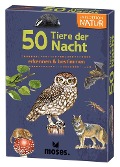 Cover-Bild zum Titel 'Exp Natur 50 Tiere der Nacht' von 'Carola von Kessel'