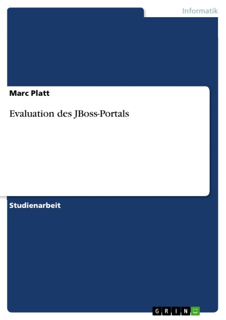Evaluation des JBoss-Portals - Marc Platt