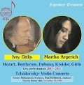 Cover-Bild zum Titel 'Martha Argerich & Ivry Gitlis Live' von 'Martha/Gitlis Argerich'