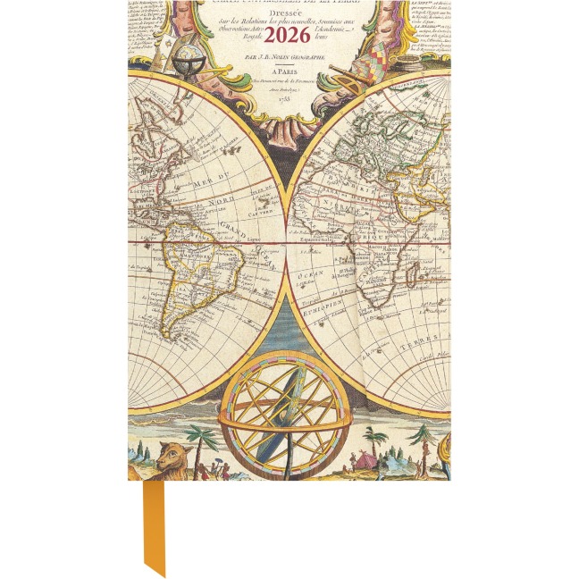 Antique Maps 2026 - Diary - Buchkalender - Taschenkalender - 10x15 - 